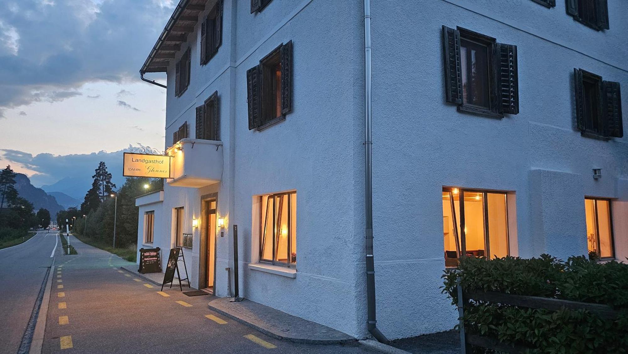 Landgasthof Zum Glenner Ilanz/Glion Exteriér fotografie